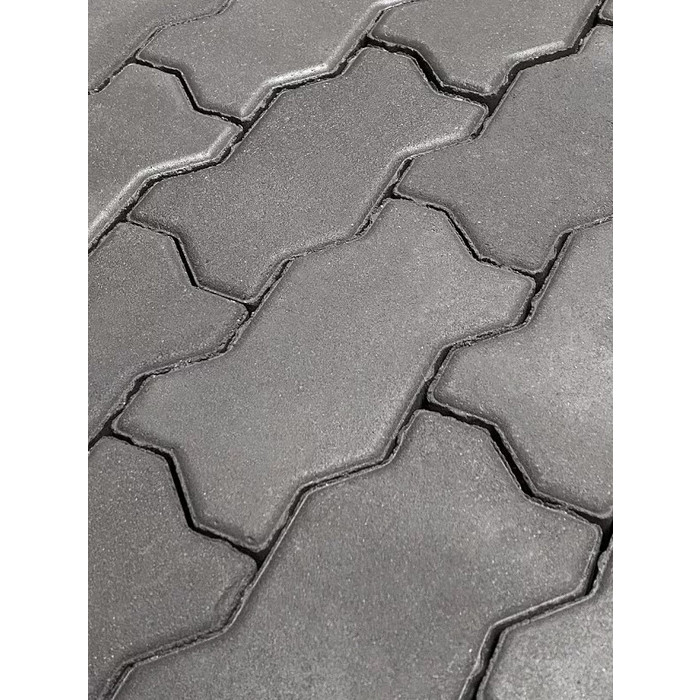 Тротуарная плитка Koldiz Волна 60 мм Стандарт Серый