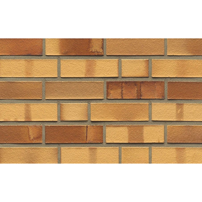 Кирпич клинкерный Muhr 01 S Niederlausitzer Gelb Spezial рустик, 290х90х40 мм