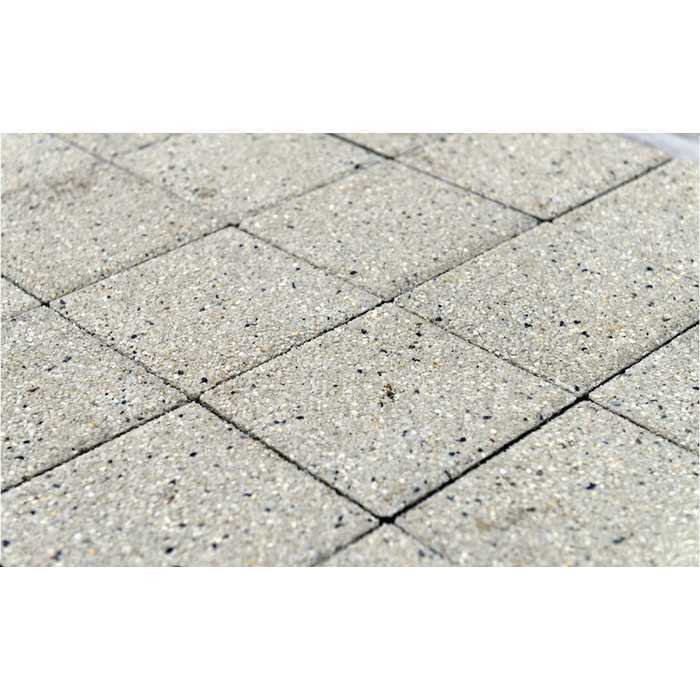 Плитка тротуарная BRAER Сити гранит на белом, 300x300x80 мм